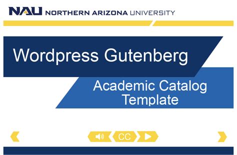 nau academic catalog